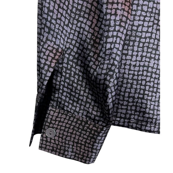 Nora Noh Petites Vintage Purple Silk Button Front Shirt  Size P  Quiet Luxury - Picture 3 of 5